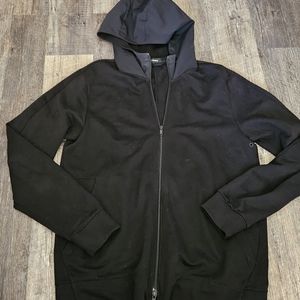 Theory panel hoodie dynamic Terry solid